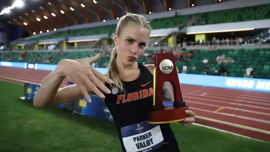 during the NCAAÕs Day 2 on Friday, June 7, 2024 at Hayward Field in Eugene, Ore. / UAA Communications photo by Gabriella Whisler