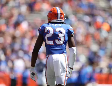 during the Gators' Orange & Blue Game on Saturday, April 13, 2024 at Ben Hill Griffin Stadium in Gainesville, Fla. / UAA Communications photo by Ashley Ray