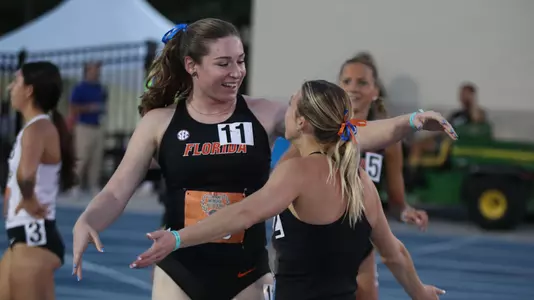 during the Tom Jones Memorial Invitational on Friday, April 12, 2024 at Percy Beard Track at James G. Pressly Stadium in Gainesville, Fla. / UAA Communications photo by Mallory Peak