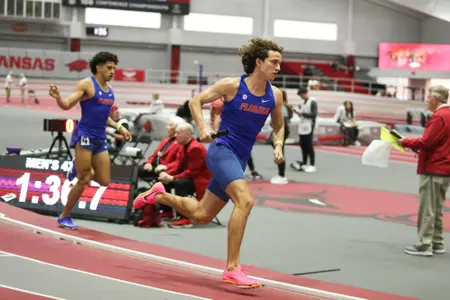 during the Tyson Invitational on Saturday, February 10, 2024 at Randal Tyson Track Center in Fayetteville, AR / UAA Communications photo by Mallory Peak