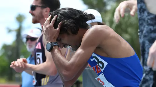 during the Florida Pepsi Relays on Saturday, March 30, 2024 at Percy Beard Track at James G. Pressly Stadium in Gainesville, Fla. / UAA Communications photo by Nicole Scharff
