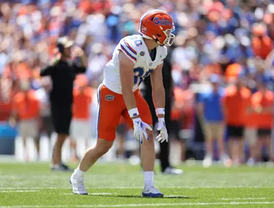 during the Gators' Orange & Blue Game on Saturday, April 13, 2024 at Ben Hill Griffin Stadium in Gainesville, Fla. / UAA Communications photo by Ashley Ray