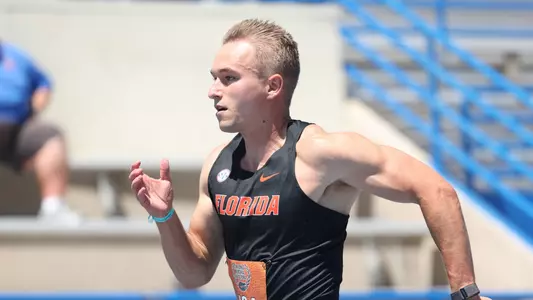 during the Tom Jones on Friday, April 12, 2024 at Percy Beard Track at James G. Pressly Stadium in Gainesville, Fla. / UAA Communications photo by Ashley Ray