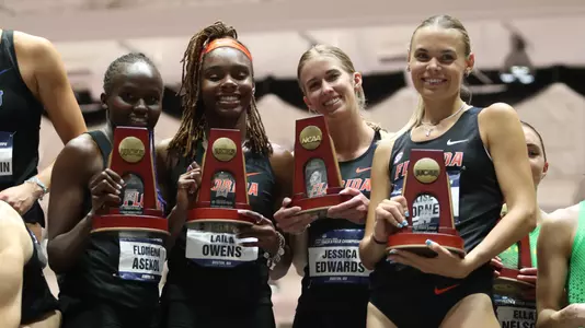 during the Indoor National Championship on Friday, March 8, 2024 at the TRACK at New Balance in Boston, Mass. / UAA Communications photo by Gabriella Whisler