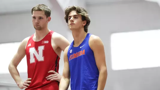 during the Tyson Invitational on Saturday, February 10, 2024 at Randal Tyson Track Center in Fayetteville, AR / UAA Communications photo by Mallory Peak