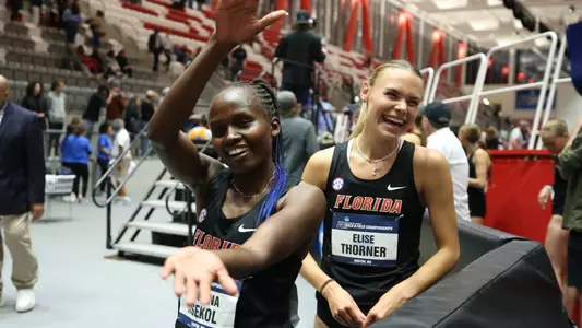 during the Indoor National Championship on Friday, March 8, 2024 at the TRACK at New Balance in Boston, Mass. / UAA Communications photo by Gabriella Whisler