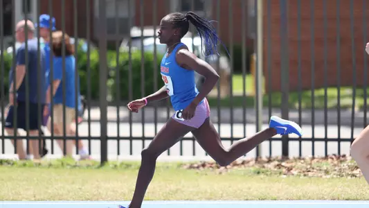 during the Florida Pepsi Relays on Saturday, March 30, 2024 at Percy Beard Track at James G. Pressly Stadium in Gainesville, Fla. / UAA Communications photo by Mallory Peak