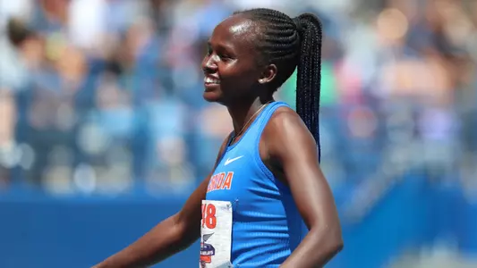 during the Florida Pepsi Relays on Saturday, March 30, 2024 at Percy Beard Track at James G. Pressly Stadium in Gainesville, Fla. / UAA Communications photo by Katalina Enriquez