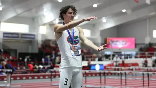 SEC Championships on Saturday, February 24, 2024 at Randal Tyson Track in Fayetteville, Ark. / UAA Communications photo by Gabriella Whisler
