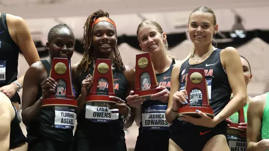 during the Indoor National Championship on Friday, March 8, 2024 at the TRACK at New Balance in Boston, Mass. / UAA Communications photo by Gabriella Whisler
