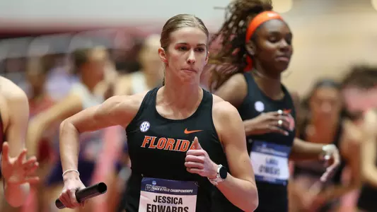 during the Indoor National Championship on Friday, March 8, 2024 at the TRACK at New Balance in Boston, Mass. / UAA Communications photo by Gabriella Whisler