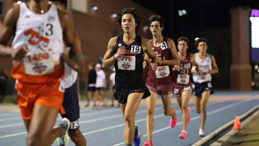 during the Pepsi Relays on Friday, March 29, 2024 at Percy Beard Track at James G. Pressly Stadium in Gainesville, Fla. / UAA Communications photo by Mallory Peak