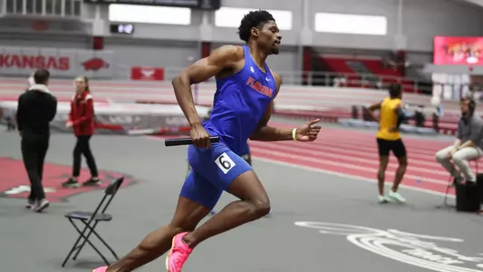 during the Tyson Invitational on Saturday, February 10, 2024 at Randal Tyson Track Center in Fayetteville, AR / UAA Communications photo by Mallory Peak
