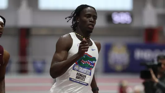 SEC Championships on Saturday, February 24, 2024 at Randal Tyson Track in Fayetteville, Ark. / UAA Communications photo by Gabriella Whisler