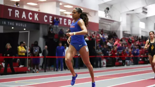 during the Tyson Invitational on Saturday, February 10, 2024 at Randal Tyson Track Center in Fayetteville, AR / UAA Communications photo by Mallory Peak