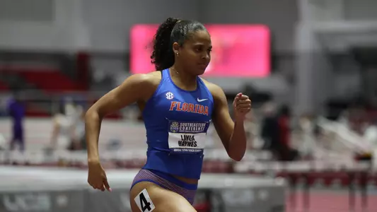 SEC Championships on Friday, February 23, 2024 at Randal Tyson Track in Fayetteville, Ark. / UAA Communications photo by Gabriella Whisler