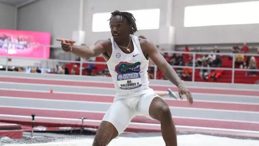 SEC Championships on Saturday, February 24, 2024 at Randal Tyson Track in Fayetteville, Ark. / UAA Communications photo by Gabriella Whisler