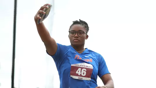 during the FSU Relays on Friday, March 22, 2024 at Mike Long Track in Tallahassee, Fla. / UAA Communications photo by Gabriella Whisler