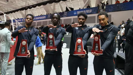 during the Indoor National Championship on Saturday, March 9, 2024 at the TRACK at New Balance in Boston, Mass. / UAA Communications photo by Gabriella Whisler