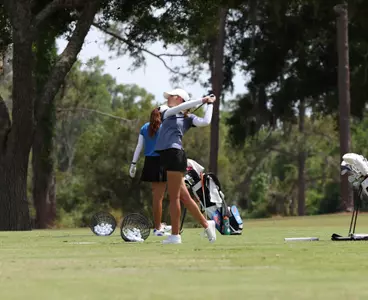 Florida Gators women's golf during practice on Monday, April 8, 2024 at the Mark Bostick Golf Course in Gainesville, FL / UAA Communications photo by Maddie Washburn