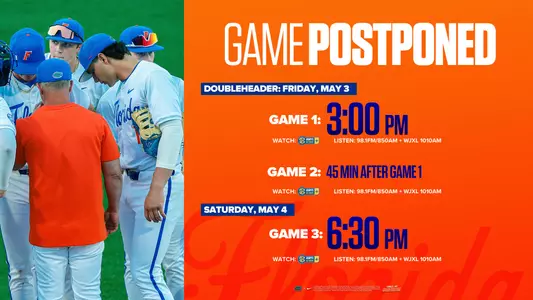 Schedule Change Baseball