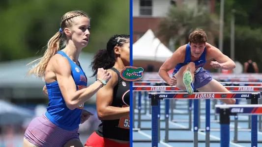 Jess Edwards and Joey Stravato 2024 T&F Community Service Team