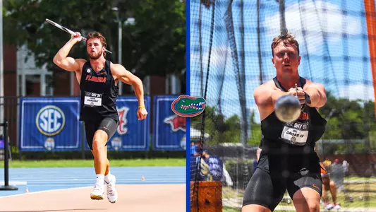 Abraham Sargent and Will Gross IV Day 1 of SEC Outdoor Championships 2024