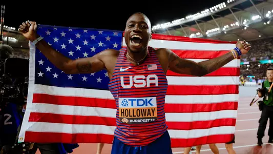 Grant Holloway from 2023 World Championships