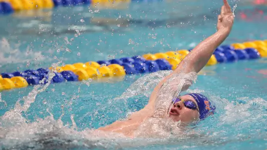 during the Gators' SEC Championships meet on Thursday, February 22, 2024 at James E. Martin Aquatic Center in Auburn, Ala. / UAA Communications photo by Bryce Mitchell