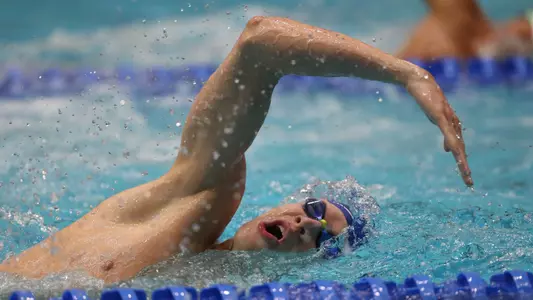 during the Gator Men?s NCAA Championship on Friday, March 29, 2024 at IU Natatorium in Indianapolis, Ind. / UAA Communications photo by Bryce Mitchell
