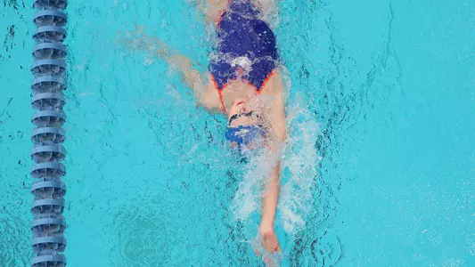 during the Gators' meet against the South Carolina Gamecocks on Friday, January 5, 2024 at the Stephen C. O?Connell Center Natatorium in Gainesville, FL / UAA Communications photo by Ashley Ray
