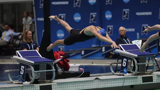 during the Gator Women?s NCAA Championship on Thursday, March 21, 2024 at the Gabrielsen Natatorium in Athens, Ga. / UAA Communications photo by Bryce Mitchell