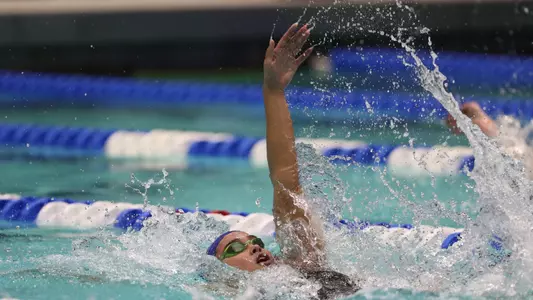 during the Gator Women?s NCAA Championship on Saturday, March 23, 2024 at the Gabrielsen Natatorium in Athens, Ga. / UAA Communications photo by Bryce Mitchell