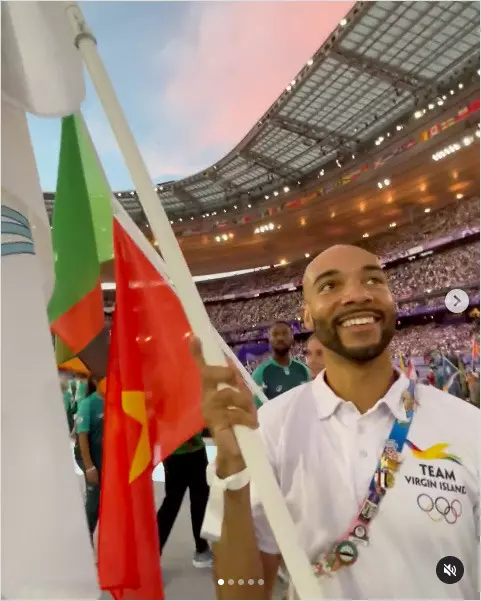Screen shot of Instagram video of Eddie Garcia's walking in closing ceremonies
