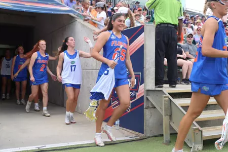 during the Gators' game against the Wildcats on Friday, May 24, 2024 at WakeMed Soccer Park in Cary, NC / UAA Communications photo by Bella Rosa
