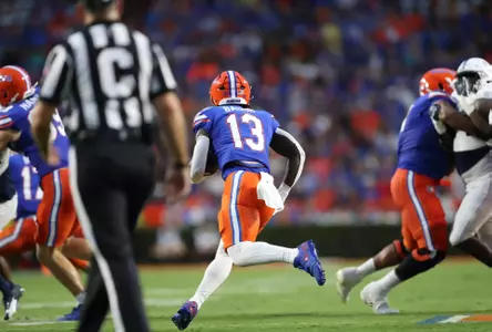 during the Gators' game against the Samford Bulldogs on Saturday, September 7, 2024 at Ben Hill Griffin Stadium in Gainesville, Fla. / UAA Communications photo by Maura Schaeffer