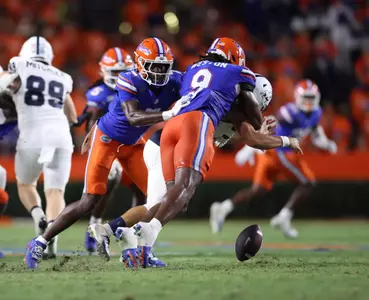 during the Gators' game against the Samford Bulldogs on Saturday, September 7, 2024 at Ben Hill Griffin Stadium in Gainesville, Fla. / UAA Communications photo by Maddie Washburn