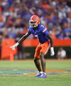 during the Gators' game against the Samford Bulldogs on Saturday, September 7, 2024 at Ben Hill Griffin Stadium in Gainesville, Fla. / UAA Communications photo by Maddie Washburn