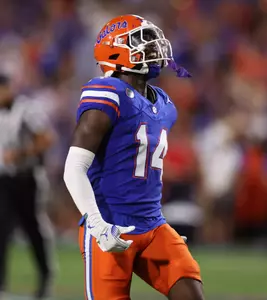 during the Gators' game against the Samford Bulldogs on Saturday, September 7, 2024 at Ben Hill Griffin Stadium in Gainesville, Fla. / UAA Communications photo by Maddie Washburn