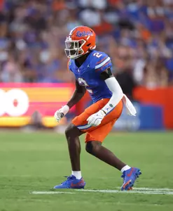 during the Gators' game against the Samford Bulldogs on Saturday, September 7, 2024 at Ben Hill Griffin Stadium in Gainesville, Fla. / UAA Communications photo by Maddie Washburn