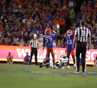 during the Gators' game against the Samford Bulldogs on Saturday, September 7, 2024 at Ben Hill Griffin Stadium in Gainesville, Fla. / UAA Communications photo by Bella Rosa