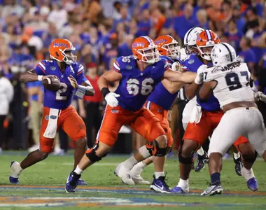 during the Gators' game against the Samford Bulldogs on Saturday, September 7, 2024 at Ben Hill Griffin Stadium in Gainesville, Fla. / UAA Communications photo by Maddie Washburn