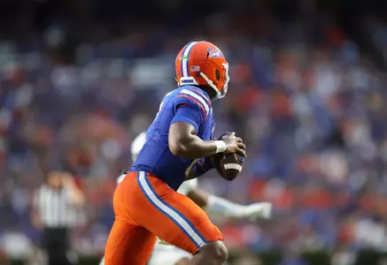 during the Gators' game against the Samford Bulldogs on Saturday, September 7, 2024 at Ben Hill Griffin Stadium in Gainesville, Fla. / UAA Communications photo by Maura Schaeffer