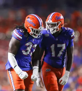 during the Gators' game against the Samford Bulldogs on Saturday, September 7, 2024 at Ben Hill Griffin Stadium in Gainesville, Fla. / UAA Communications photo by Maddie Washburn