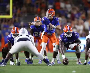 during the Gators' game against the Samford Bulldogs on Saturday, September 7, 2024 at Ben Hill Griffin Stadium in Gainesville, Fla. / UAA Communications photo by Maddie Washburn