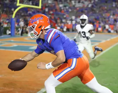 during the Gators' game against the Samford Bulldogs on Saturday, September 7, 2024 at Ben Hill Griffin Stadium in Gainesville, Fla. / UAA Communications photo by Maura Schaeffer