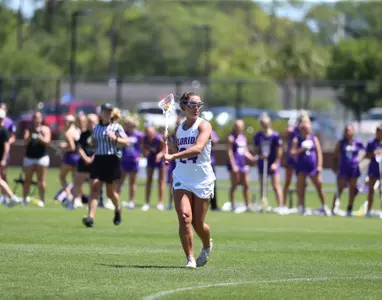 during the Gators' game against the Dukes on Saturday, April 13, 2024 at Donald R. Dizney Stadium in Gainesville, FL / UAA Communications photo by Bella Rosa