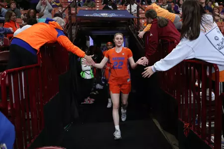 during the Gators' game against the Ole Miss Rebels on Friday, March 8, 2024 at Bon Secours Wellness Arena in Greenville , SC / UAA Communications photo by Mallory Peak