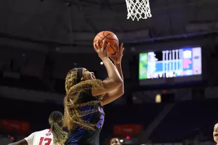Ra Shaya Kyle during the Gators' game against the Florida Southern Moccasins on Wednesday, November 1, 2023 at Exactech Arena at the Stephen C. O'Connell Center in Gainesville, FL / UAA Communications photo by Molly Kaiser