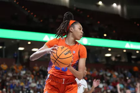 during the Gators' game against the Vanderbilt Commodores on Thursday, March 7, 2024 at Bon Secours Wellness Arena in Greenville, SC / UAA Communications photo by Mallory Peak
